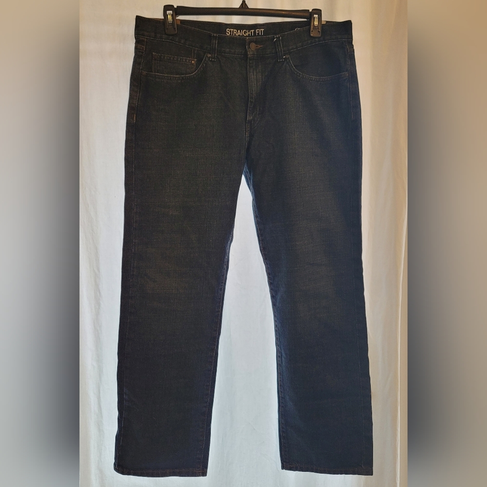 CHAPS Mens Straight Leg Denim Jeans 36x32